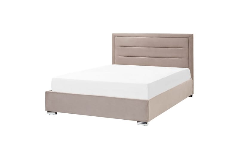 Seng med oppbevaring Rouen - Taupe, 160x200 cm - Møbler - Senger - Senger med oppbevaring