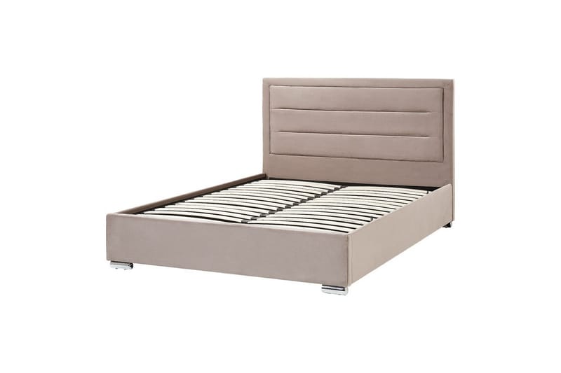 Seng med oppbevaring Rouen - Taupe, 160x200 cm - Møbler - Senger - Senger med oppbevaring