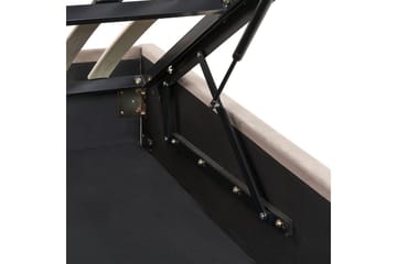 Seng med oppbevaring Rouen - Taupe, 180x200 cm - Møbler - Senger - Senger med oppbevaring