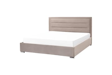 Seng med oppbevaring Rouen - Taupe, 180x200 cm - Møbler - Senger - Senger med oppbevaring