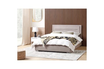 Seng med oppbevaring Rouen - Taupe, 180x200 cm - Møbler - Senger - Senger med oppbevaring