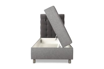 Seng med Oppbevaring Suset 80x200 - Grå - Møbler - Senger - Enkeltsenger