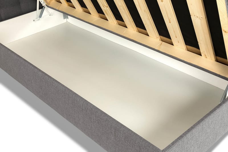 Seng med Oppbevaring Suset 80x200 - Grå - Møbler - Senger - Enkeltsenger