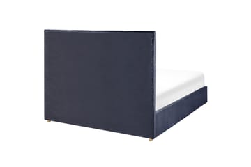 Seng med oppbevaring Vernoyes - Svart, gull, 160x200 cm - Møbler - Senger - Senger med oppbevaring