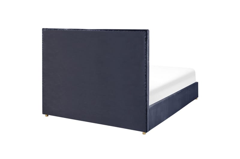 Seng med oppbevaring Vernoyes - Svart, gull, 160x200 cm - Møbler - Senger - Senger med oppbevaring