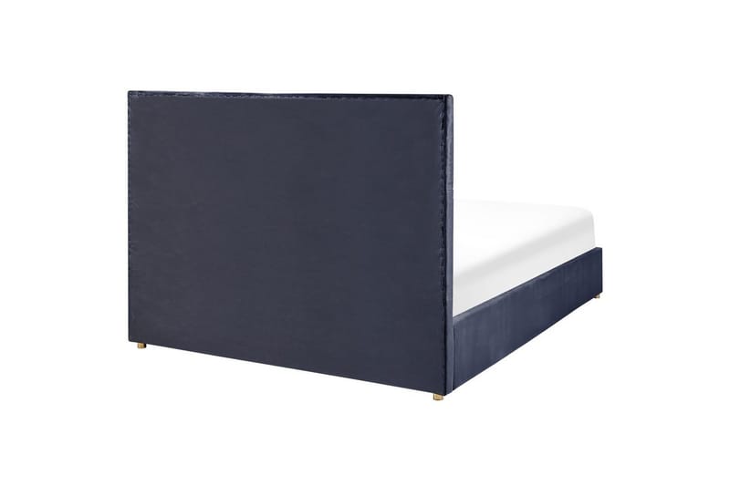 Seng med oppbevaring Vernoyes - Svart, gull, 180x200 cm - Møbler - Senger - Senger med oppbevaring