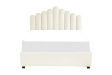 Seng med oppbevaring Vincennes - Hvit, Svart, 140x200 cm - Møbler - Senger - Senger med oppbevaring