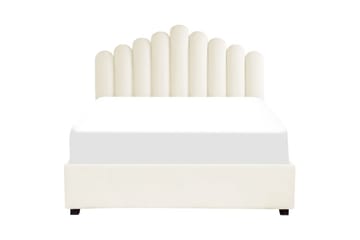 Seng med oppbevaring Vincennes - Hvit, Svart, 160x200 cm - Møbler - Senger - Senger med oppbevaring