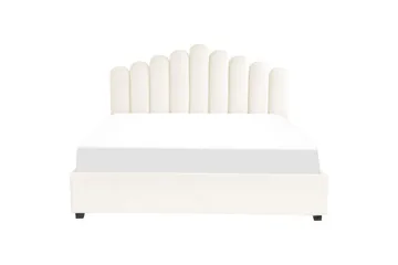 Seng med oppbevaring Vincennes - Hvit, Svart, 180x200 cm - Møbler - Senger - Senger med oppbevaring