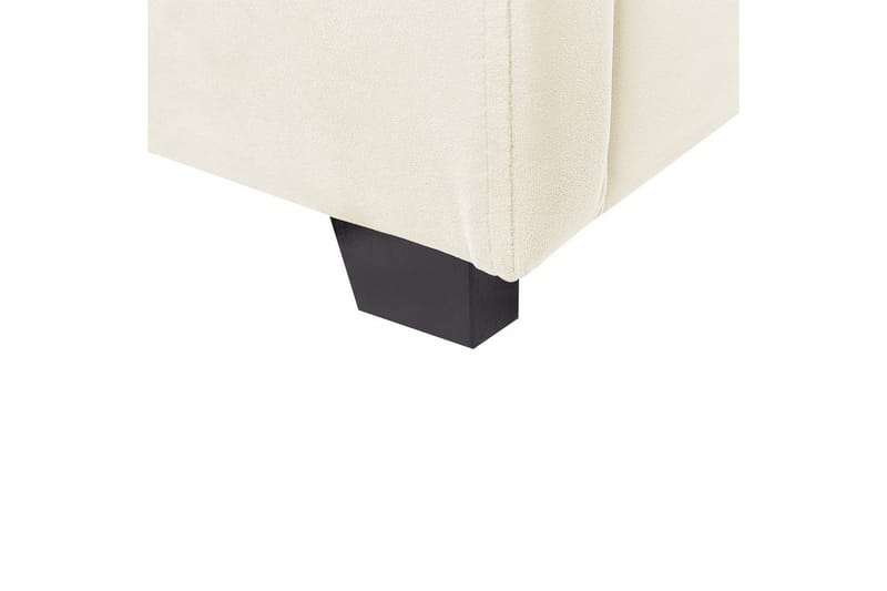 Seng med oppbevaring Vincennes - Hvit, Svart, 180x200 cm - Møbler - Senger - Senger med oppbevaring