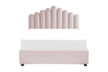 Seng med oppbevaring Vincennes - Rosa, Svart, 140x200 cm - Møbler - Senger - Senger med oppbevaring