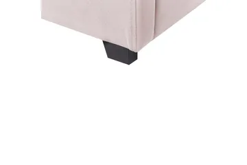 Seng med oppbevaring Vincennes - Rosa, Svart, 160x200 cm - Møbler - Senger - Senger med oppbevaring