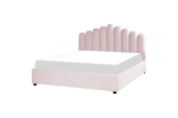 Seng med oppbevaring Vincennes - Rosa, Svart, 180x200 cm - Møbler - Senger - Senger med oppbevaring