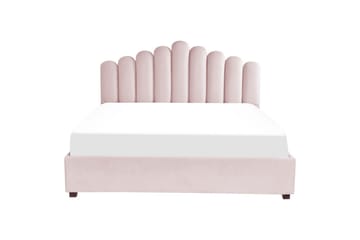 Seng med oppbevaring Vincennes - Rosa, Svart, 180x200 cm - Møbler - Senger - Senger med oppbevaring