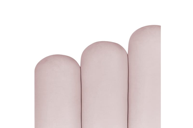 Seng med oppbevaring Vincennes - Rosa, Svart, 180x200 cm - Møbler - Senger - Senger med oppbevaring