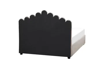 Seng med oppbevaring Vincennes - Taupe, svart, 140x200 cm - Møbler - Senger - Senger med oppbevaring