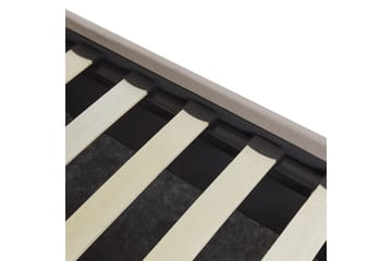 Seng med oppbevaring Vincennes - Taupe, svart, 140x200 cm - Møbler - Senger - Senger med oppbevaring