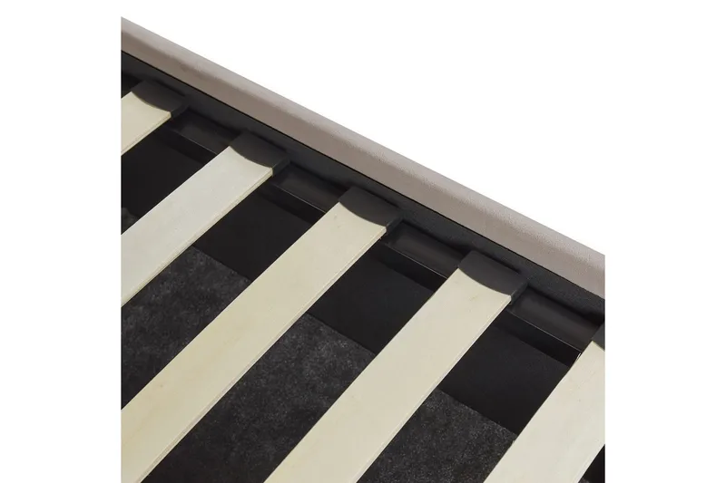 Seng med oppbevaring Vincennes - Taupe, svart, 140x200 cm - Møbler - Senger - Senger med oppbevaring