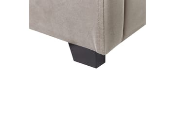 Seng med oppbevaring Vincennes - Taupe, svart, 140x200 cm - Møbler - Senger - Senger med oppbevaring