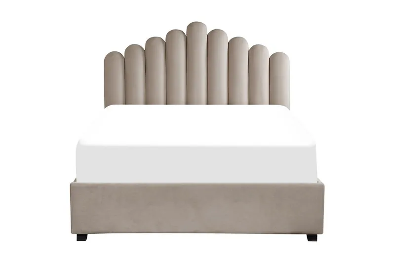 Seng med oppbevaring Vincennes - Taupe, svart, 140x200 cm - Møbler - Senger - Senger med oppbevaring