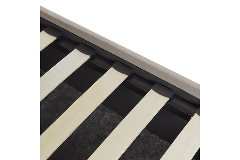 Seng med oppbevaring Vincennes - Taupe, svart, 160x200 cm - Møbler - Senger - Senger med oppbevaring