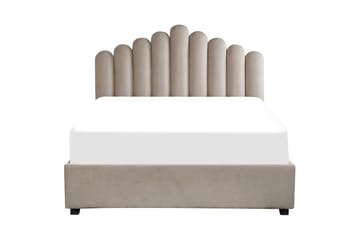 Seng med oppbevaring Vincennes - Taupe, svart, 160x200 cm - Møbler - Senger - Senger med oppbevaring