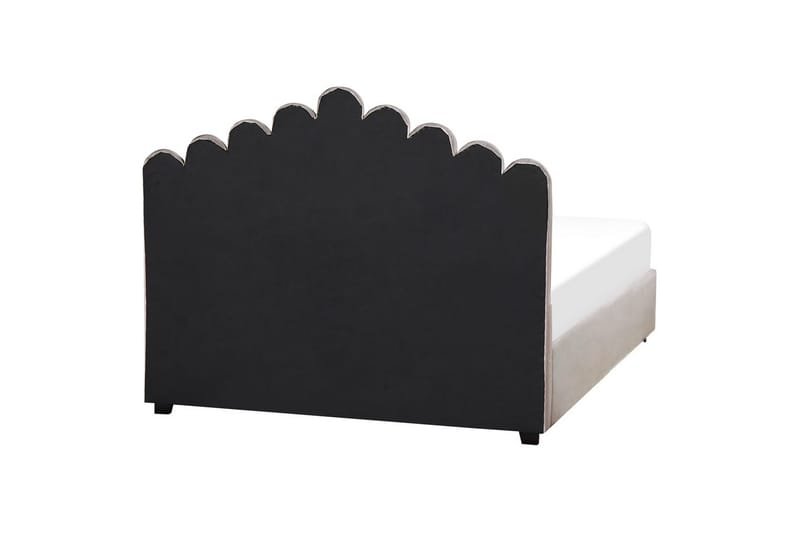 Seng med oppbevaring Vincennes - Taupe, svart, 160x200 cm - Møbler - Senger - Senger med oppbevaring