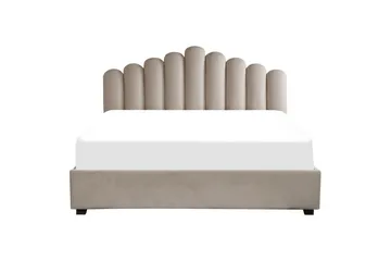 Seng med oppbevaring Vincennes - Taupe, svart, 180x200 cm - Møbler - Senger - Senger med oppbevaring