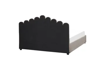 Seng med oppbevaring Vincennes - Taupe, svart, 180x200 cm - Møbler - Senger - Senger med oppbevaring