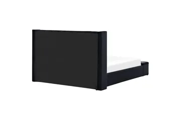 Seng med oppbevaringsbenk Noyers - Svart, 180x200 cm - Møbler - Senger - Senger med oppbevaring