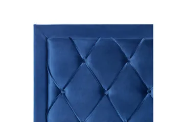 Seng med oppbevaringsskuffer Lievin - Blå, 140x200 cm - Møbler - Senger - Senger med oppbevaring