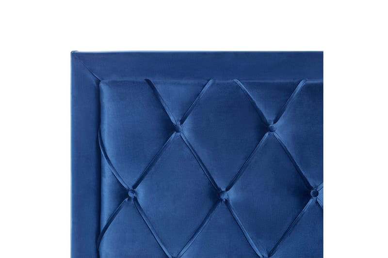 Seng med oppbevaringsskuffer Lievin - Blå, 140x200 cm - Møbler - Senger - Senger med oppbevaring