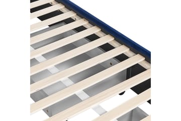 Seng med oppbevaringsskuffer Lievin - Blå, 140x200 cm - Møbler - Senger - Senger med oppbevaring