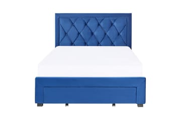 Seng med oppbevaringsskuffer Lievin - Bl å, 140x200 cm - Møbler - Senger - Senger med oppbevaring