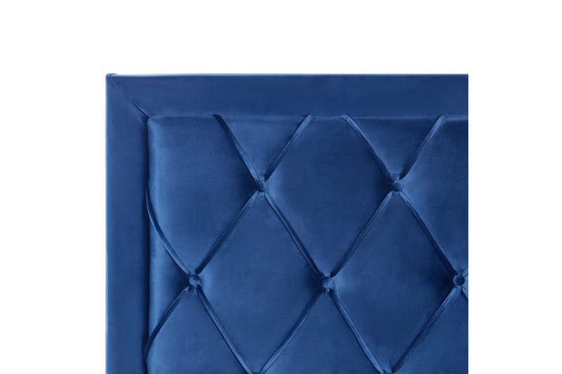 Seng med oppbevaringsskuffer Lievin - Blå, 160x200 cm - Møbler - Senger - Senger med oppbevaring