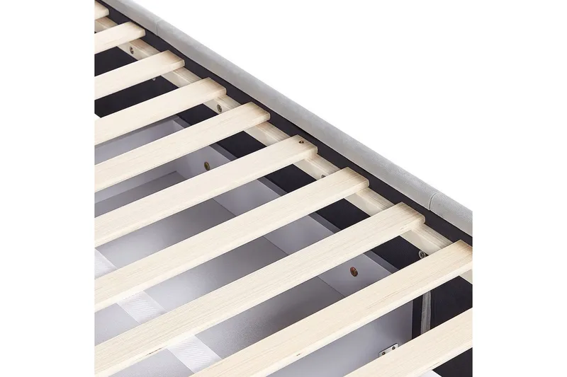 Seng med oppbevaringsskuffer Lievin - Grå, 180x200 cm - Møbler - Senger - Senger med oppbevaring