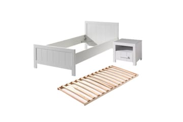 Seng med ribbebunn nattbord Erik - Møbler - Senger - Møbelsett til soverom