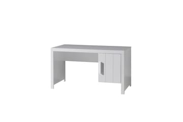 Seng med ribbebunn nattbord tre-dørs garderobe skrivebord skuff Erik - Møbler - Senger - Møbelsett til soverom