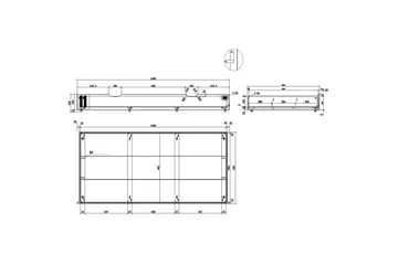 Seng med skuff Nattbord Alex - Møbler - Senger - Møbelsett til soverom