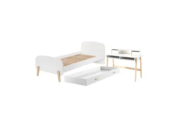 Seng med skuff skrivebord Kiddy - Møbler - Senger - Møbelsett til soverom