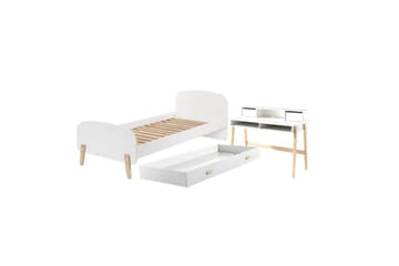 Seng med skuff skrivebord Kiddy - Møbler - Senger - Møbelsett til soverom