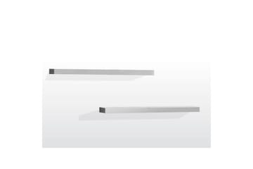 Seng med skuff vegghyller garderobe Lara - Møbler - Senger - Møbelsett til soverom