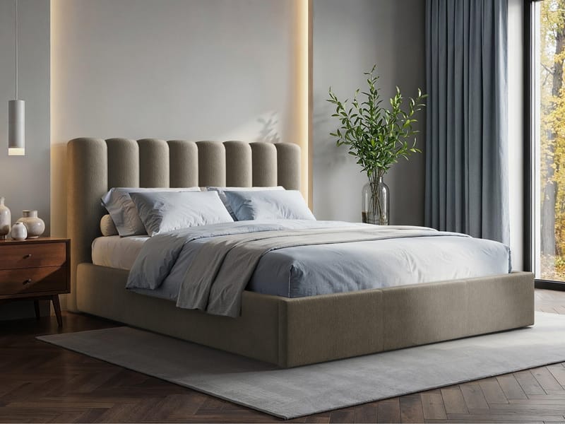 seng NO_BRAND Polstret seng NOX st.drew Margo 227.01 160x200 cm - Møbler - Senger - Sengeramme & sengestamme
