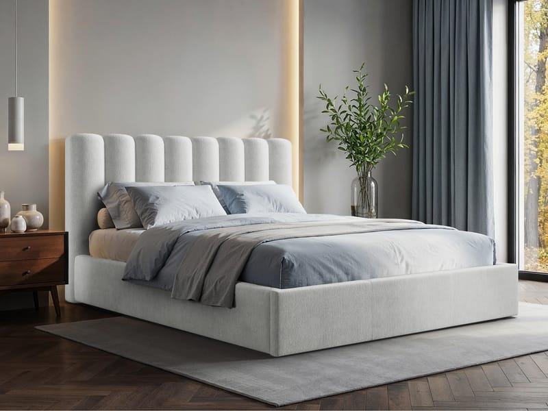 seng NO_BRAND Polstret seng NOX st.drew Margo 227.07 140x200 cm - Møbler - Senger - Sengeramme & sengestamme