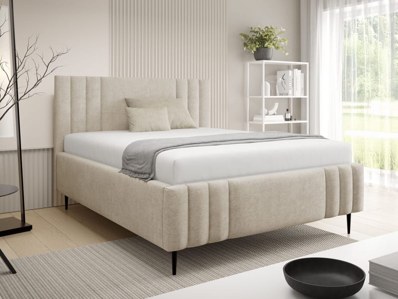 seng Ribo Nazar 225.02 180x200 - beige - Møbler - Senger - Senger med oppbevaring