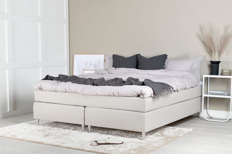 Seng Rörsjöstaden 180 cm - Beige - Kontinentalsenger
