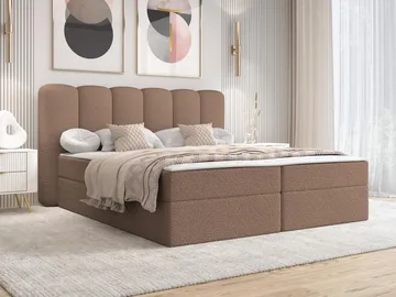seng Softi Lambi 04 180x200 - brun - Møbler - Senger - Kontinentalsenger