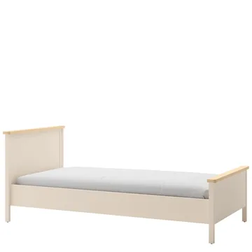 seng Story Beige, eik - Beige, eik - Møbler - Senger - Enkeltsenger