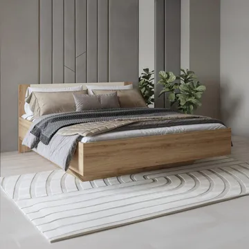 Seng Vertina med gassløfteoppbevaring - 160 cm - Møbler - Senger - Sengeramme & sengestamme