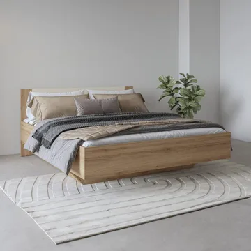 Seng Vertina med gassløfteoppbevaring - 160 cm - Møbler - Senger - Sengeramme & sengestamme